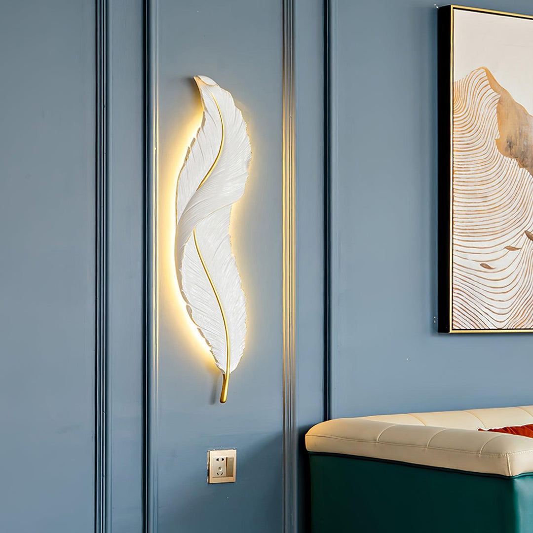 Lampa Ścienna Piórkowa