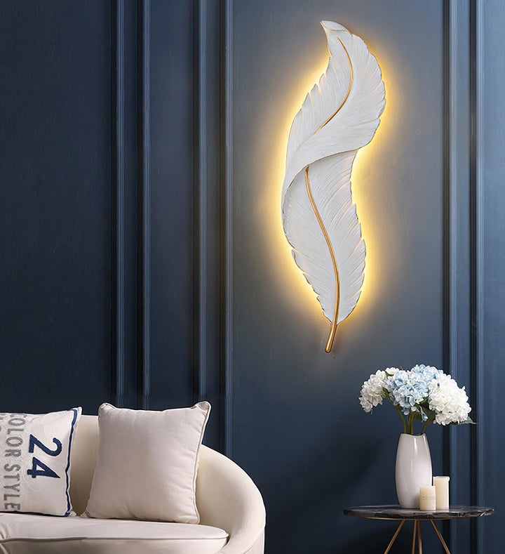 Lampa Ścienna Piórkowa