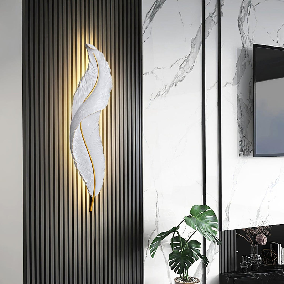 Lampa Ścienna Piórkowa