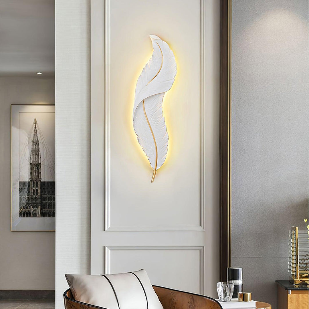 Lampa Ścienna Piórkowa