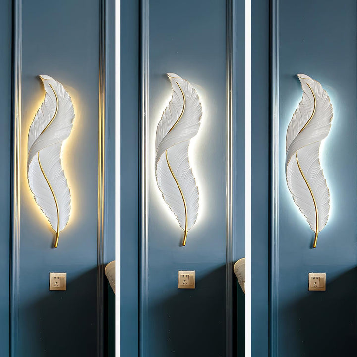 Lampa Ścienna Piórkowa