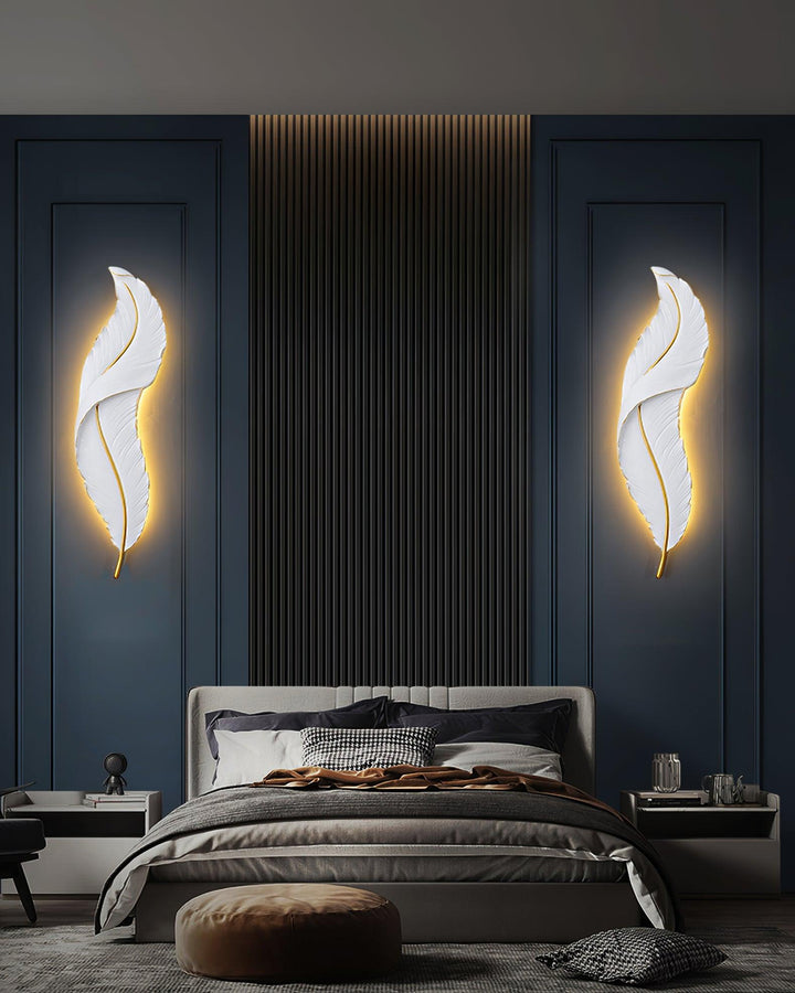 Lampa Ścienna Piórkowa