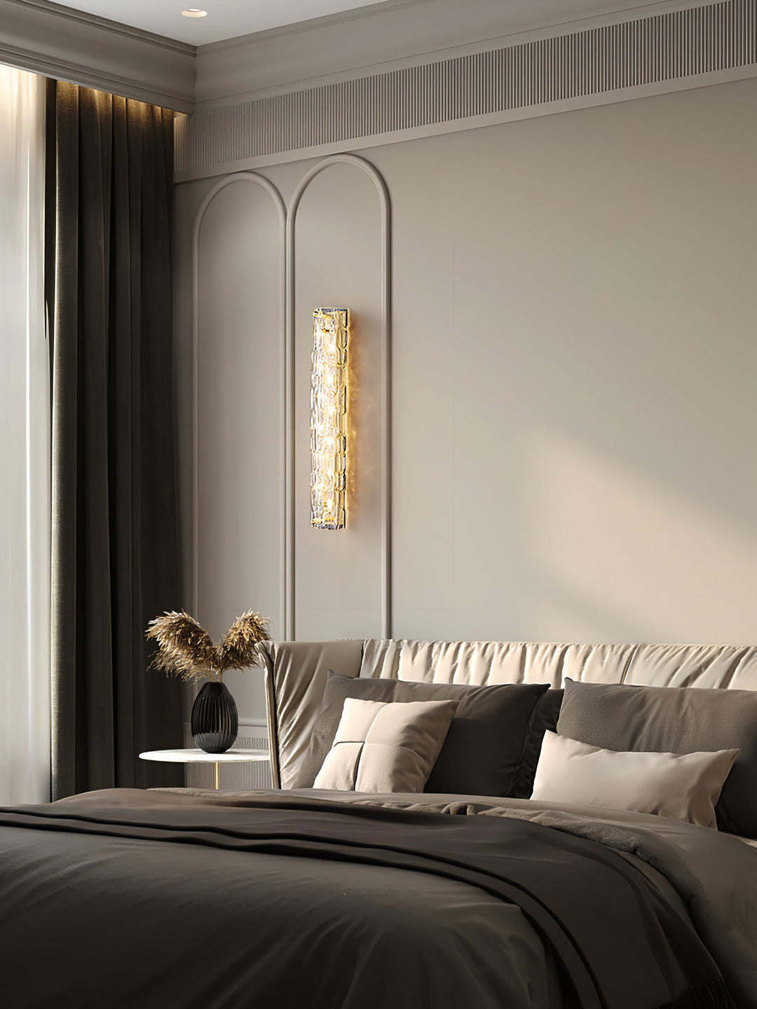 Lampa ścienna w stylu artystycznym