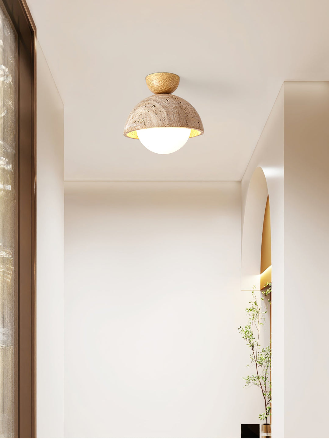 Lampa sufitowa Flore Travertine Bud