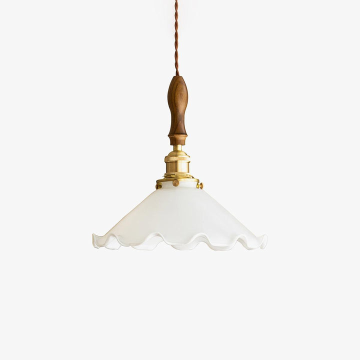 Lampa wisząca w kształcie płatków kwiatów