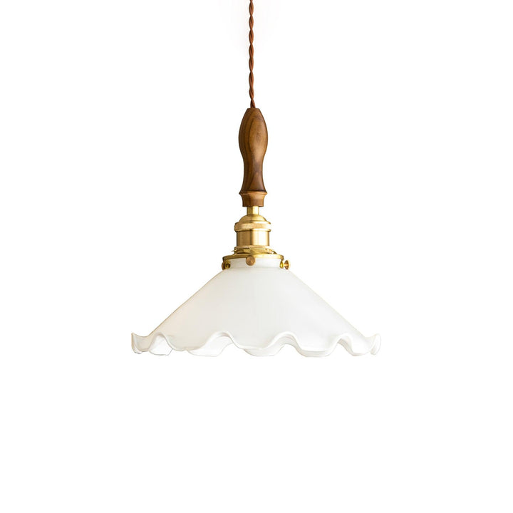 Lampa wisząca w kształcie płatków kwiatów