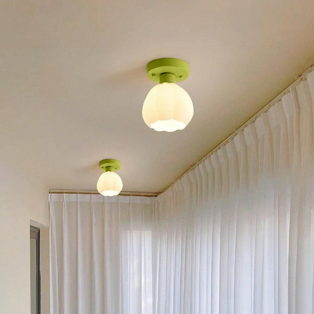 Lampa sufitowa Flower Shaded Semi Flushmount