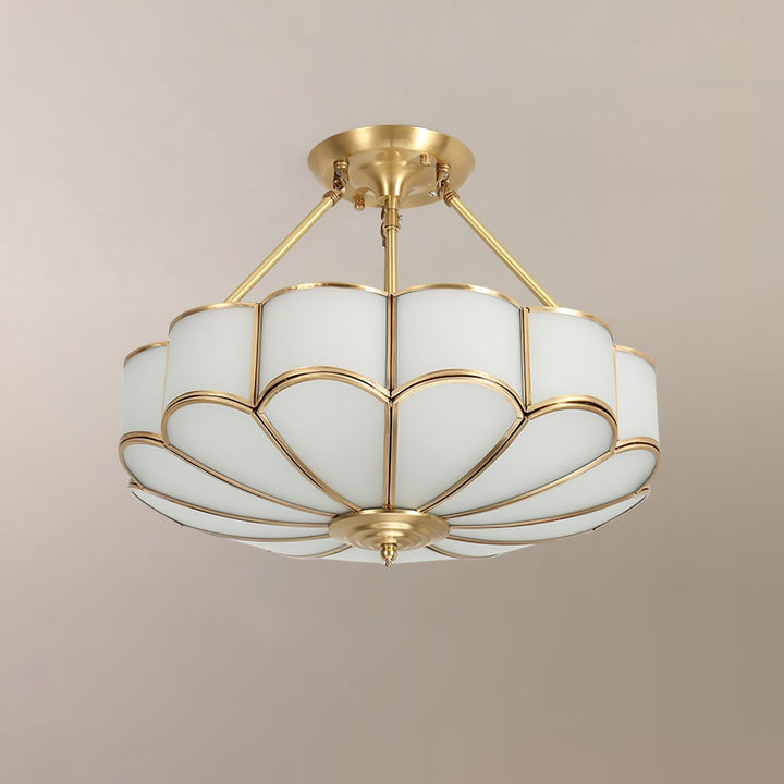 Lampa sufitowa w kształcie kwiatu