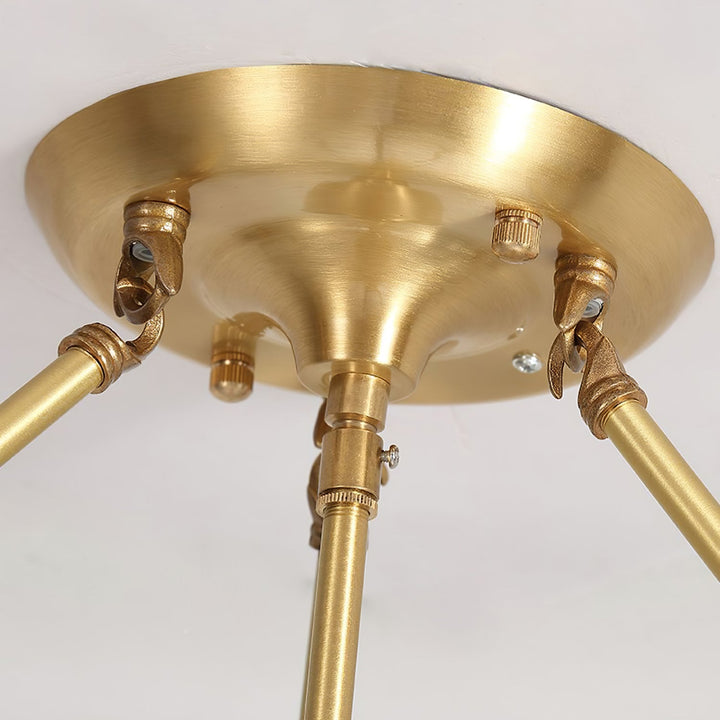 Lampa sufitowa w kształcie kwiatu