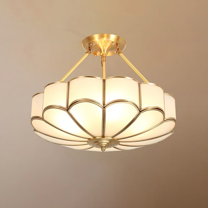 Lampa sufitowa w kształcie kwiatu