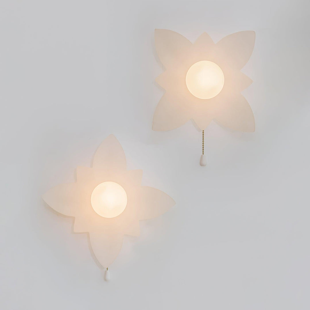 Lampa Ścienna Kwiatowa