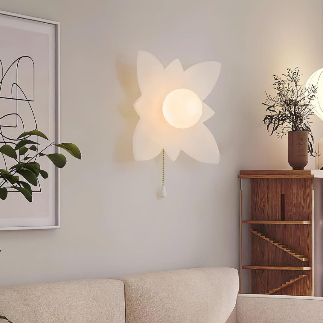 Lampa Ścienna Kwiatowa