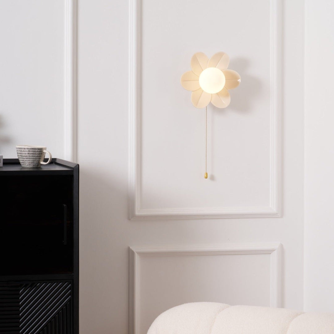 Lampa Ścienna Kwiatowa