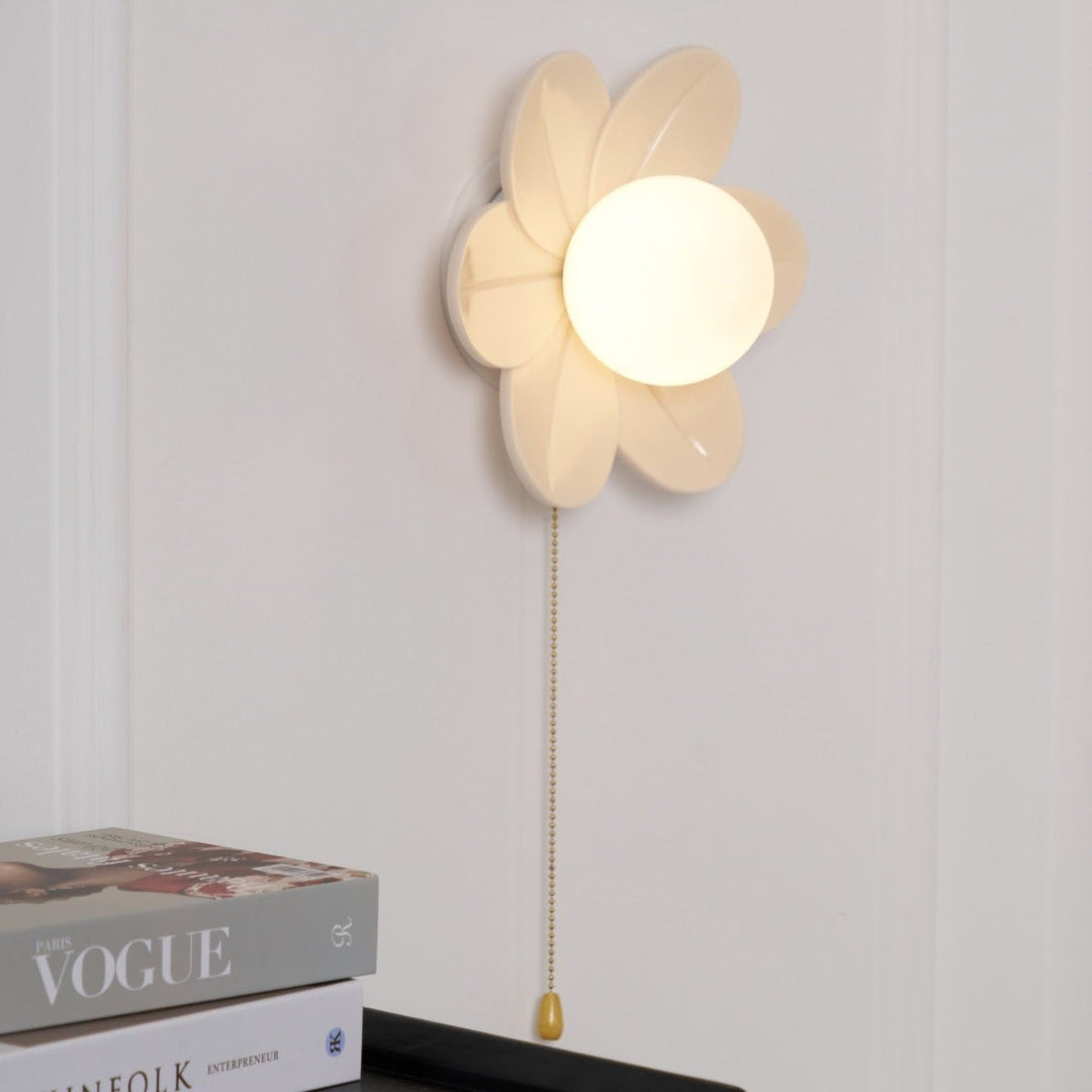 Lampa Ścienna Kwiatowa