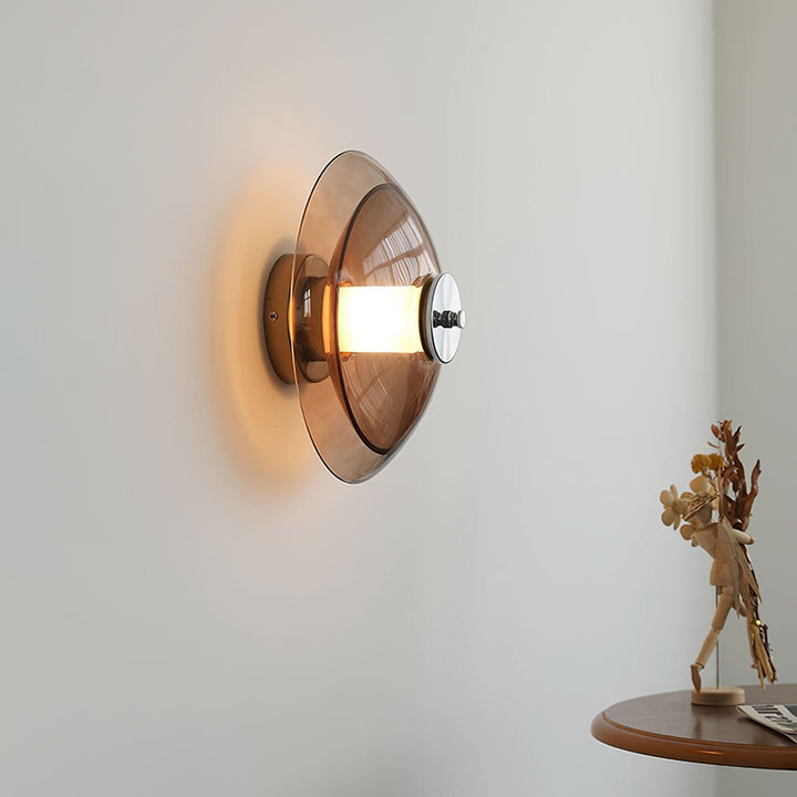 Lampa Ścienna z wtyczką w Kształcie Latającego Spodka