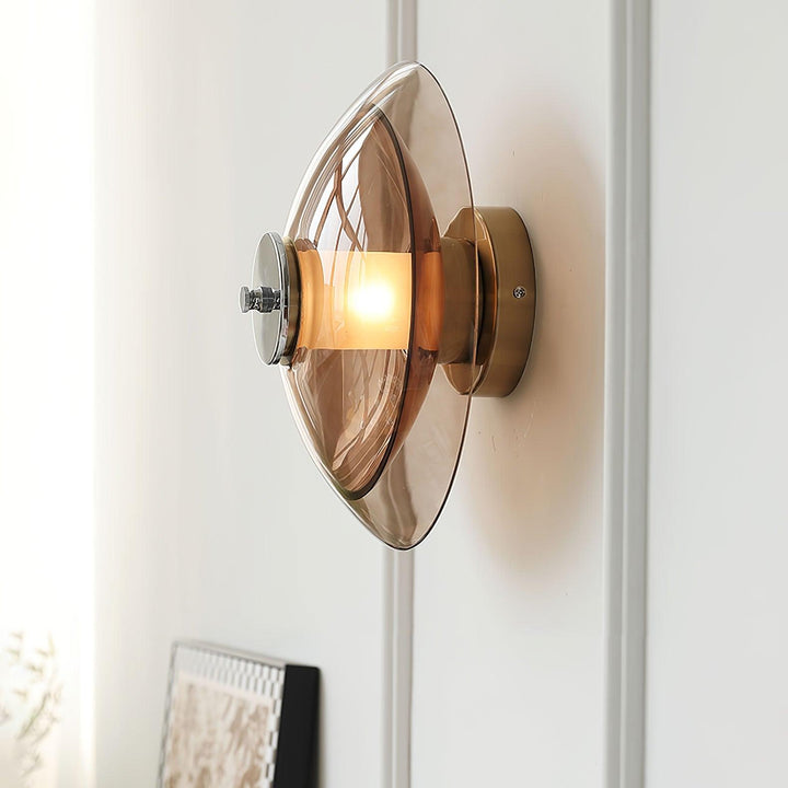 Lampa Ścienna z wtyczką w Kształcie Latającego Spodka