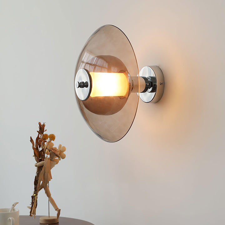 Lampa Ścienna z wtyczką w Kształcie Latającego Spodka