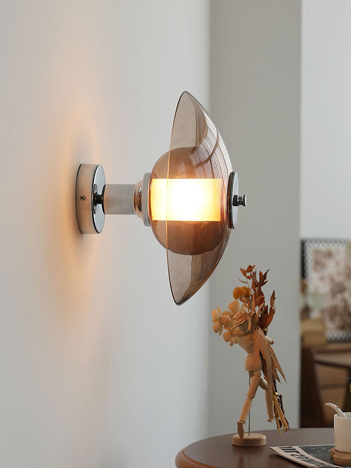 Lampa Ścienna z wtyczką w Kształcie Latającego Spodka