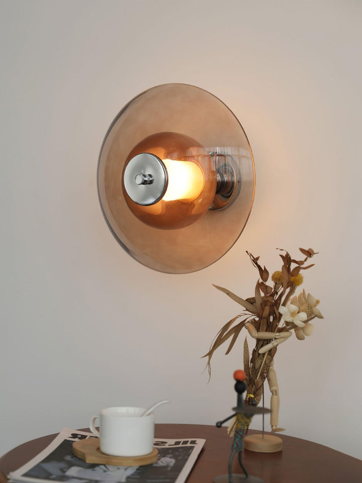 Lampa Ścienna z wtyczką w Kształcie Latającego Spodka