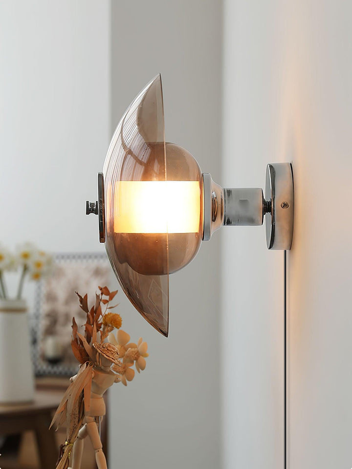 Lampa Ścienna z wtyczką w Kształcie Latającego Spodka