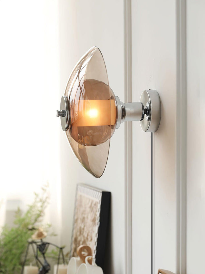 Lampa Ścienna z wtyczką w Kształcie Latającego Spodka
