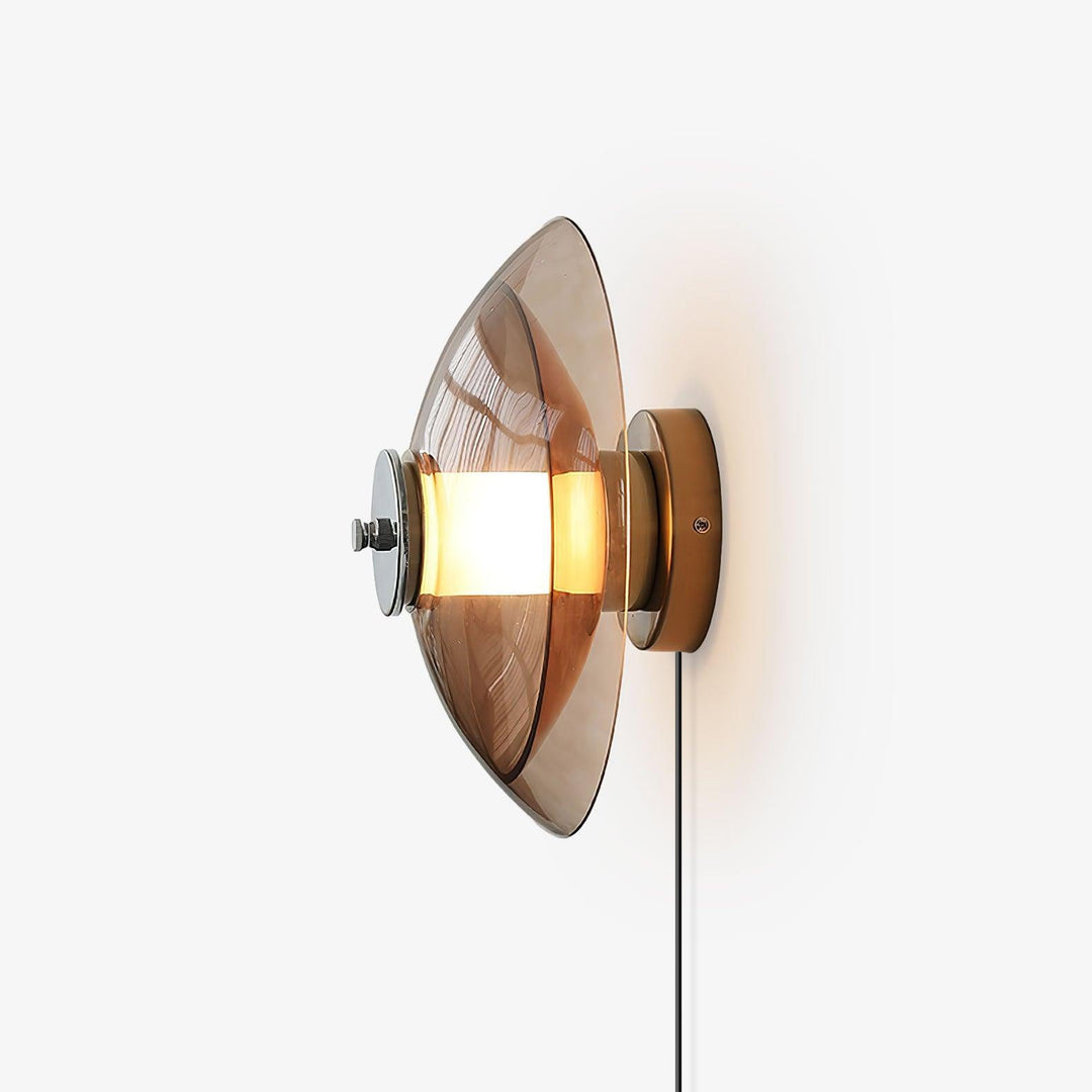 Lampa Ścienna z wtyczką w Kształcie Latającego Spodka