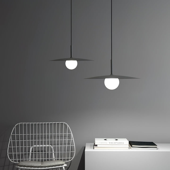 Lampa Wisząca Gea w Kształcie Latającego Spodka