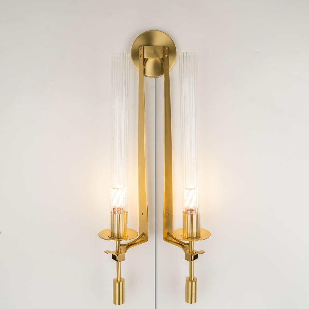 Francuski klasycyzm Lampa ścienna na wtyczkę