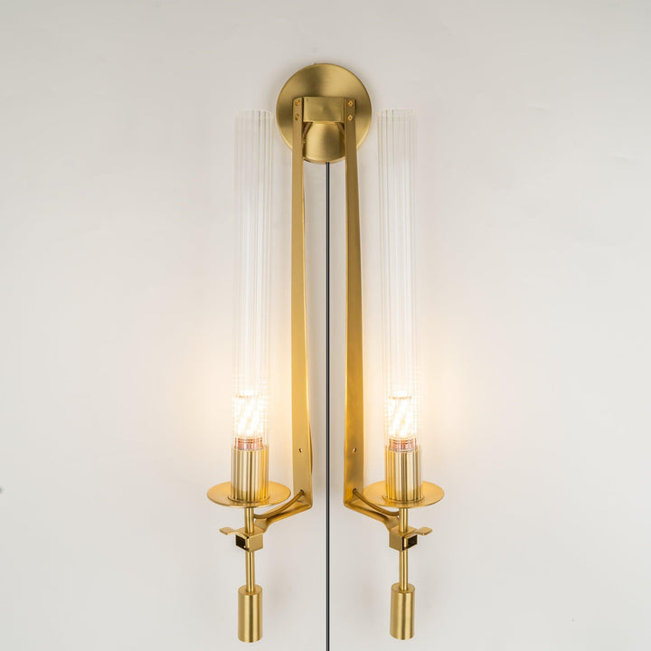 Francuski klasycyzm Lampa ścienna na wtyczkę