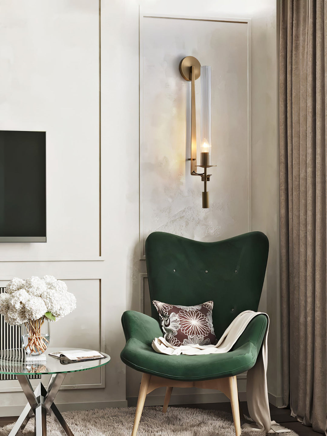 Lampa Ścienna w Stylu Francuskiego Klasycyzmu