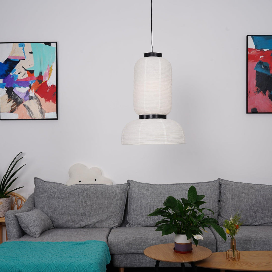 Lampa wisząca z papieru ryżowego Cocoon
