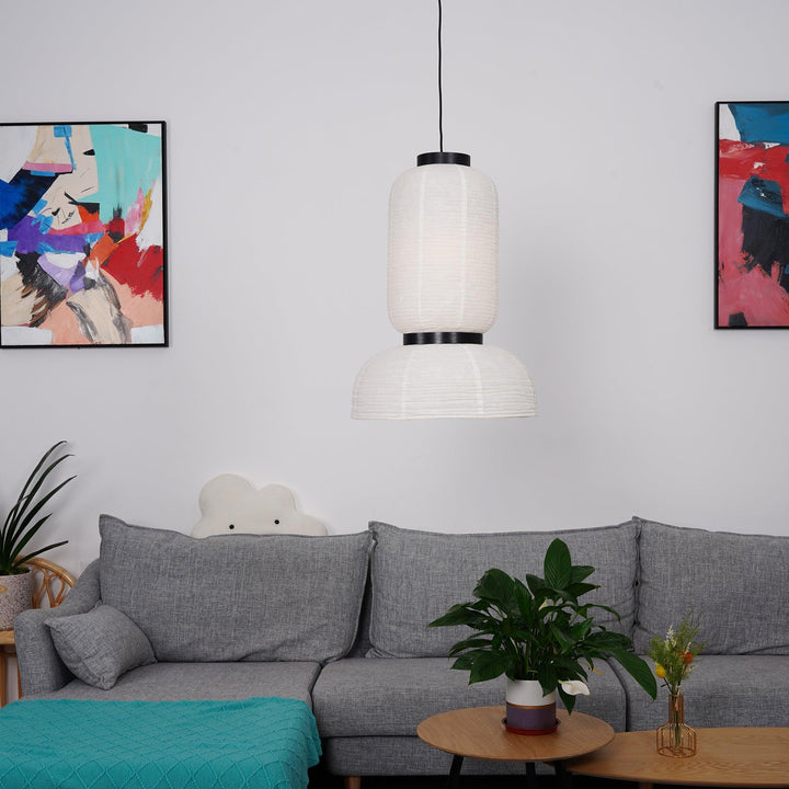 Lampa wisząca z papieru ryżowego Cocoon