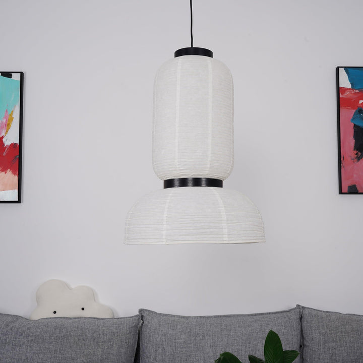 Lampa wisząca z papieru ryżowego Cocoon