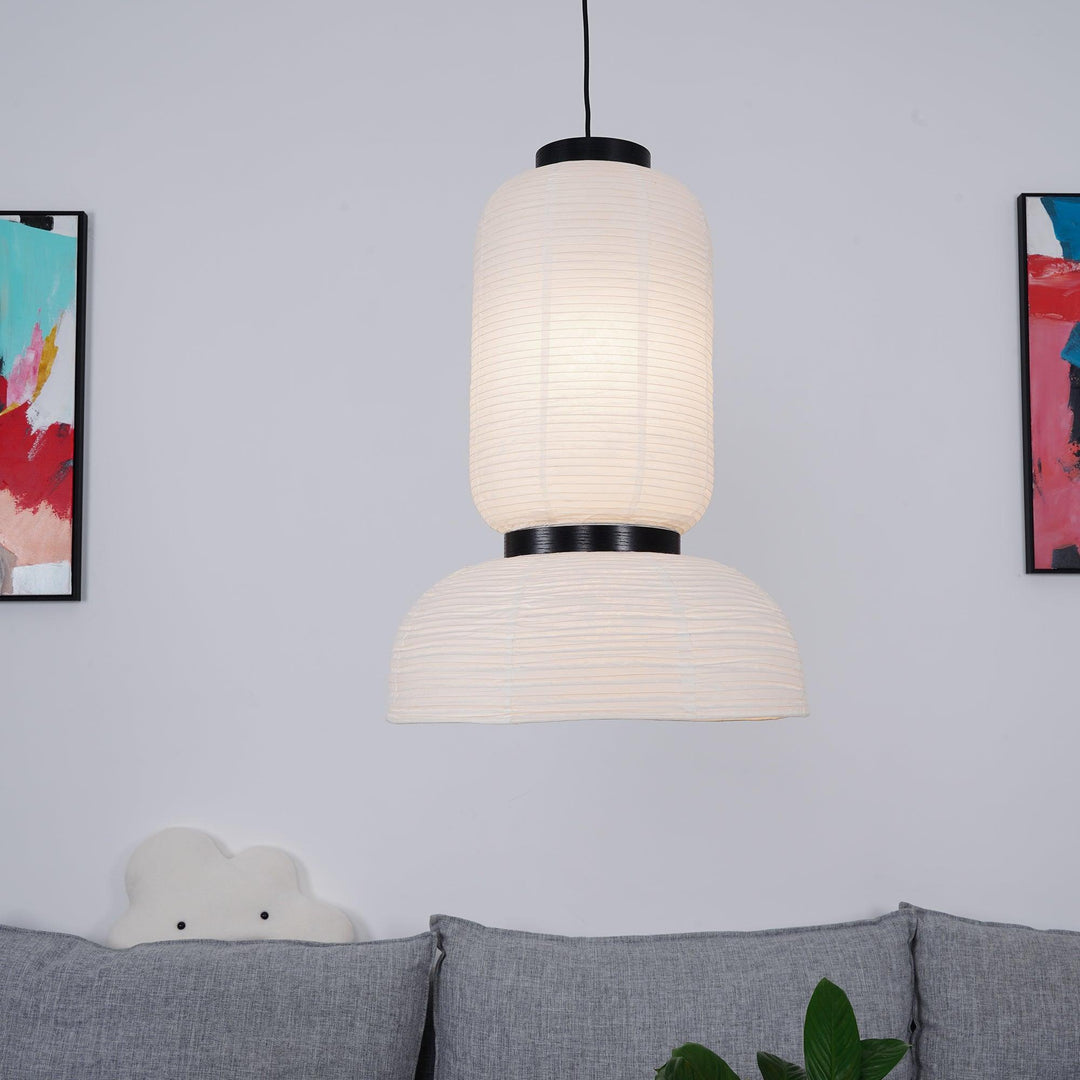 Lampa wisząca z papieru ryżowego Cocoon