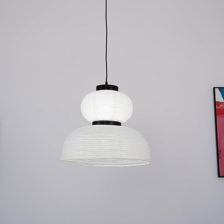 Lampa wisząca z papieru ryżowego Cocoon