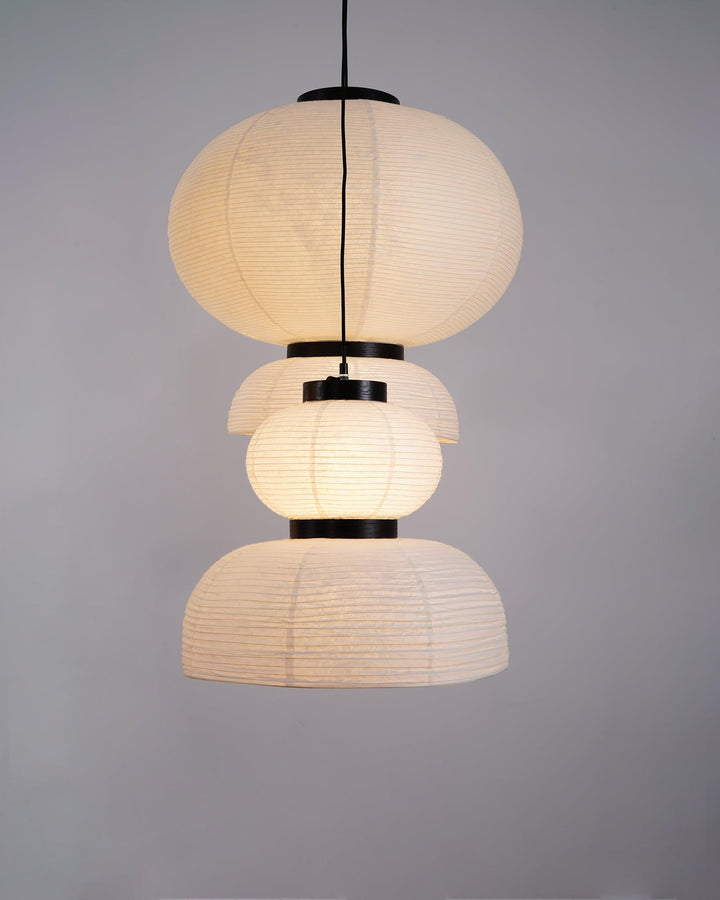 Lampa wisząca z papieru ryżowego Cocoon