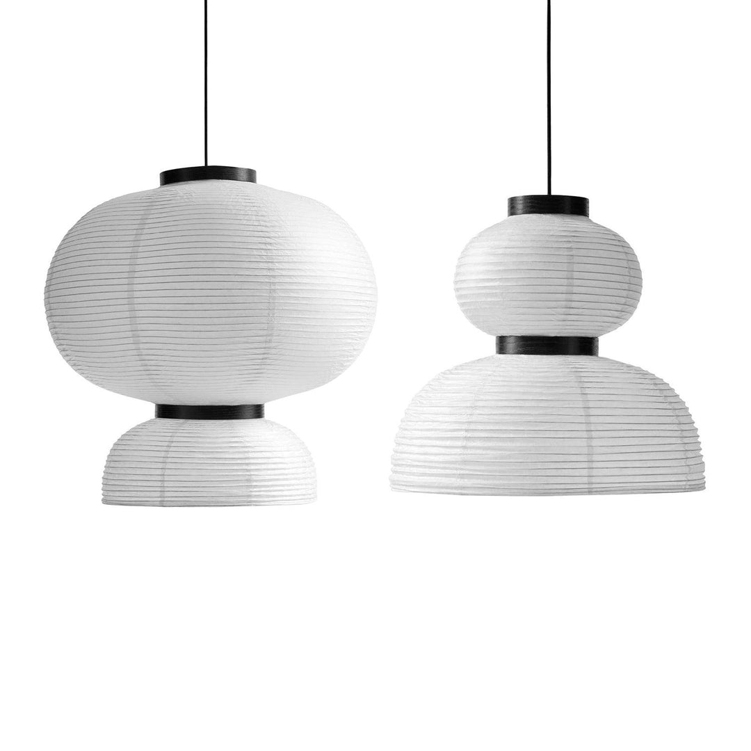 Lampa wisząca z papieru ryżowego Cocoon