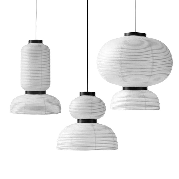 Lampa wisząca z papieru ryżowego Cocoon