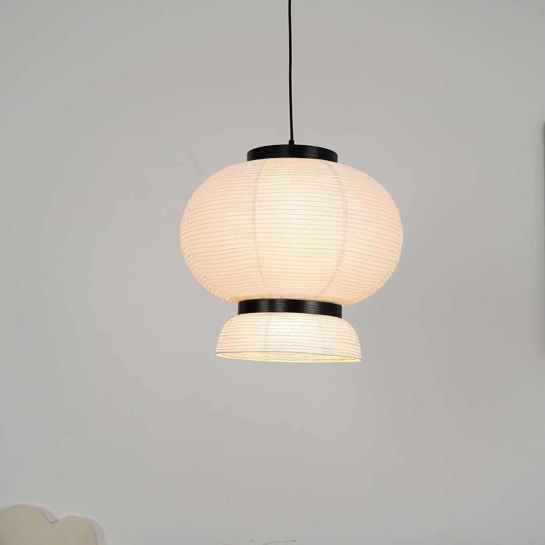 Lampa wisząca z papieru ryżowego Cocoon