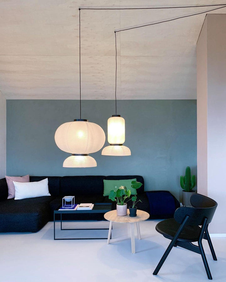 Lampa wisząca z papieru ryżowego Cocoon