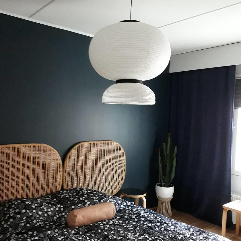 Lampa wisząca z papieru ryżowego Cocoon