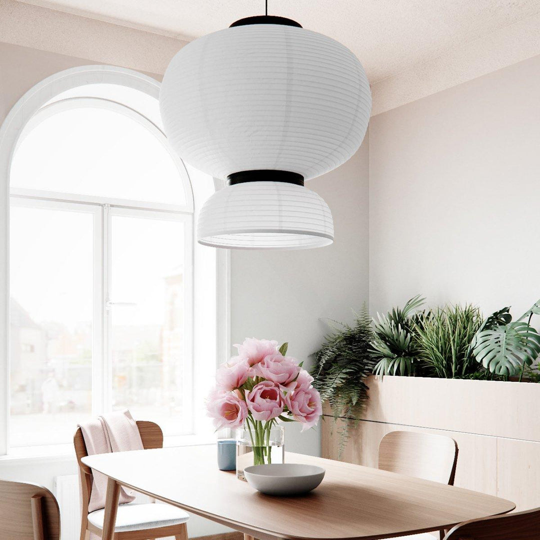 Lampa wisząca z papieru ryżowego Cocoon