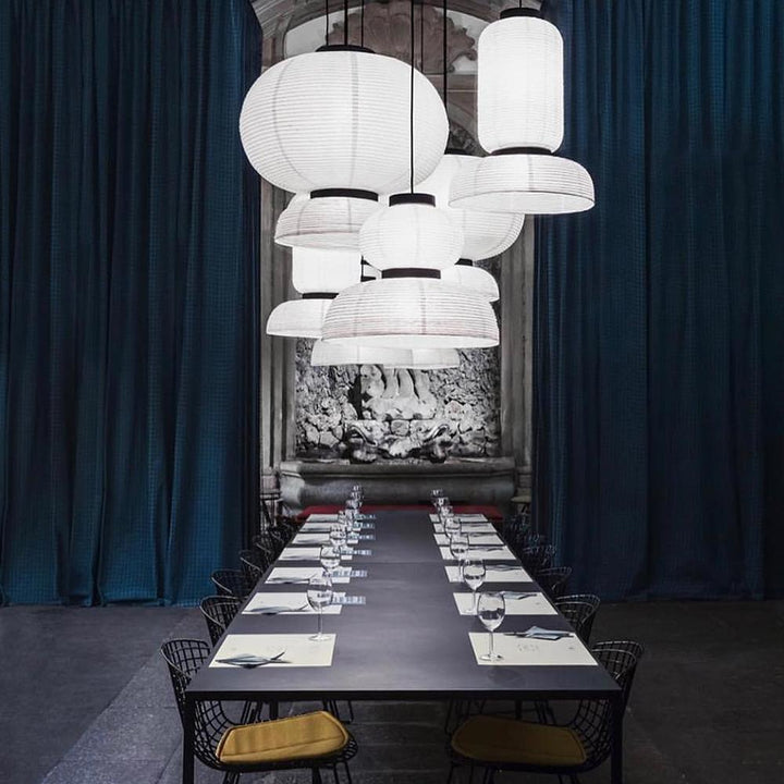 Lampa wisząca z papieru ryżowego Cocoon