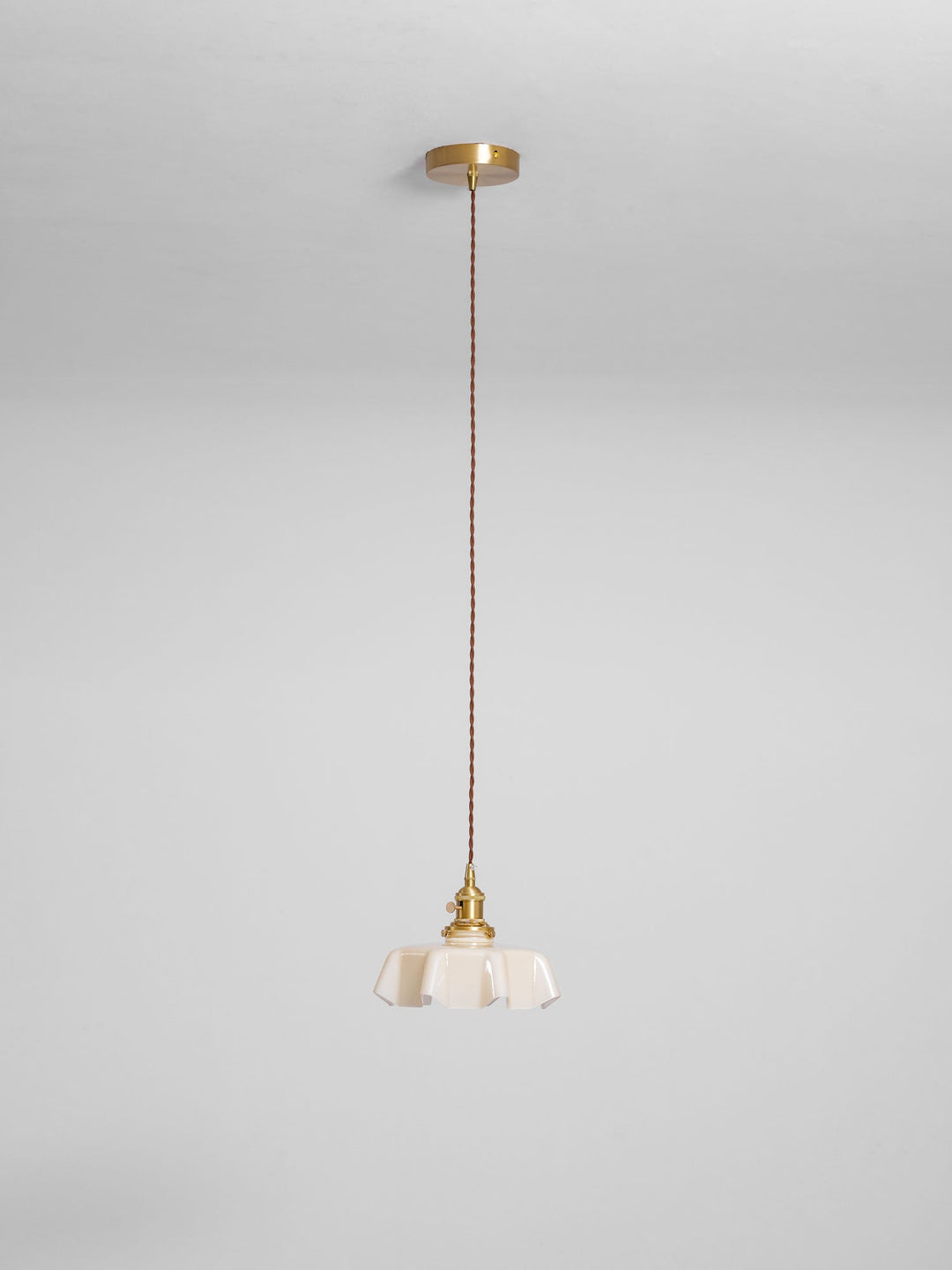 Francuska Lampa Wisząca Kwiatowa