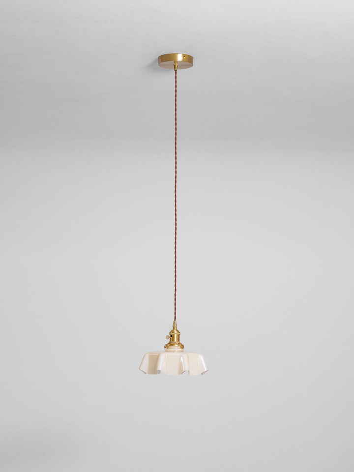 Francuska Lampa Wisząca Kwiatowa