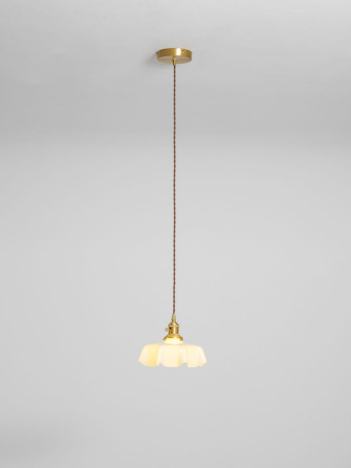 Francuska Lampa Wisząca Kwiatowa