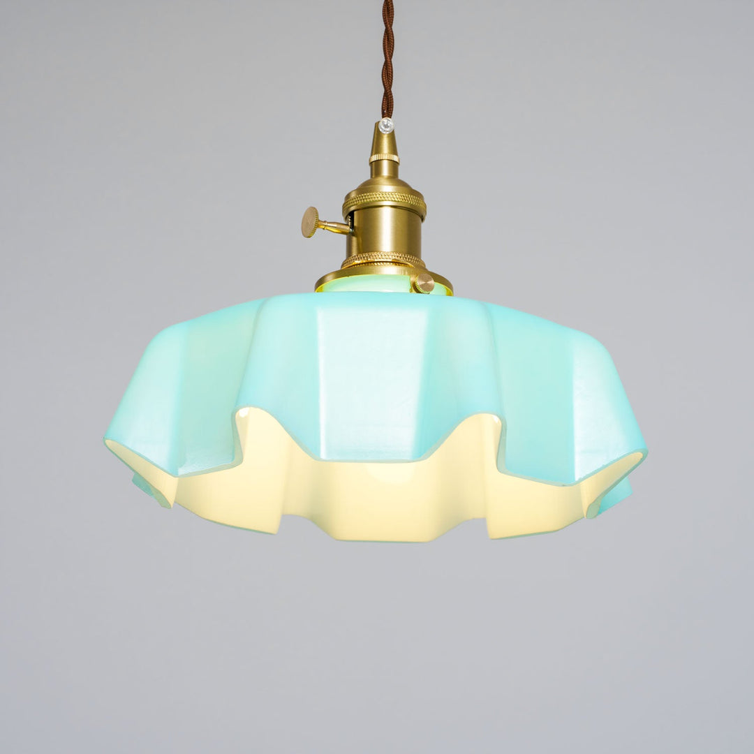 Francuska Lampa Wisząca Kwiatowa