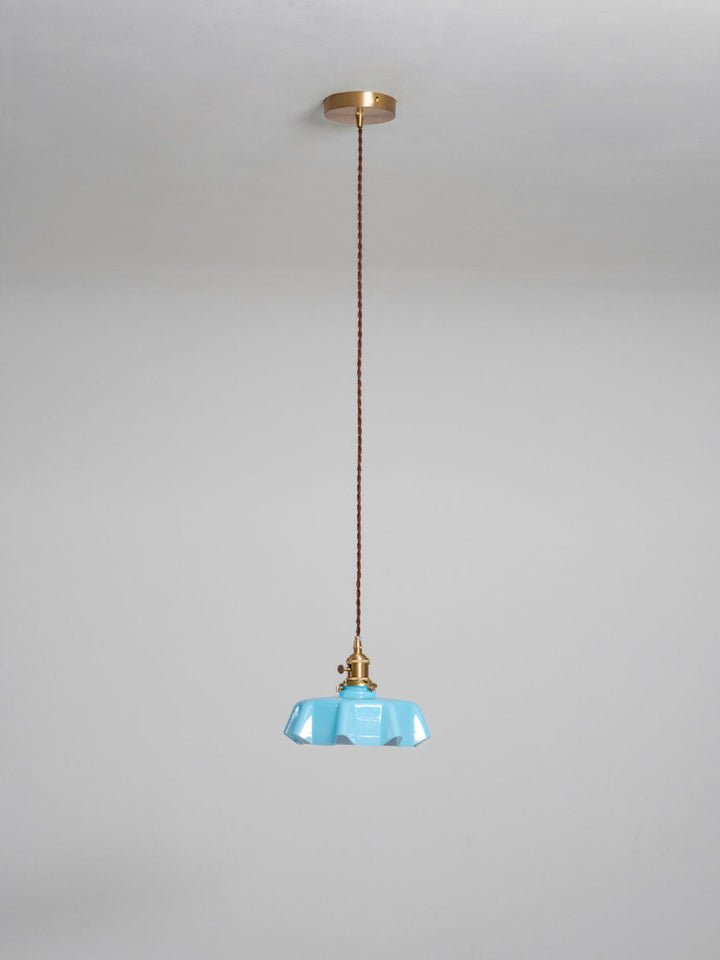 Francuska Lampa Wisząca Kwiatowa