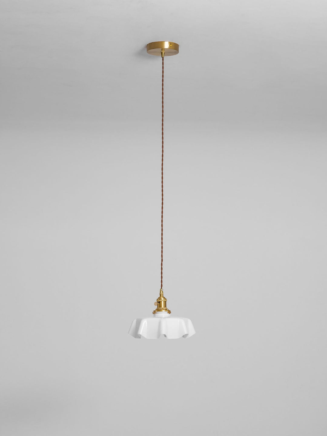 Francuska Lampa Wisząca Kwiatowa
