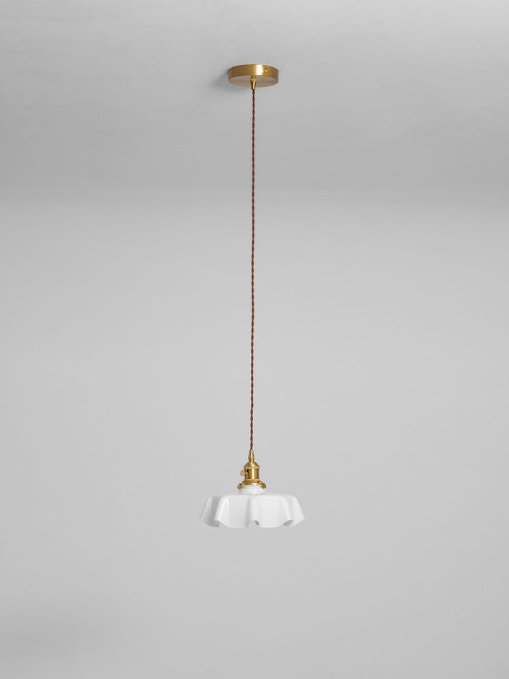 Francuska Lampa Wisząca Kwiatowa